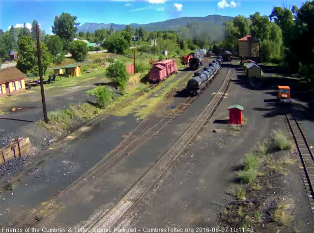 8-7-16 A splash of sunlight catches the New Mexico as it is by the water tank.jpg