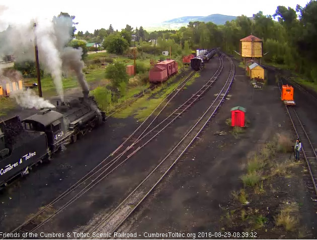 8.29.16 Nice steam on this cool, damp morning in Chama as the loader fills the bunker.jpg