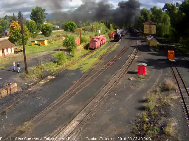 9.2.16 Train 216 clears Chama yard under a nice cloud of smoke.jpg