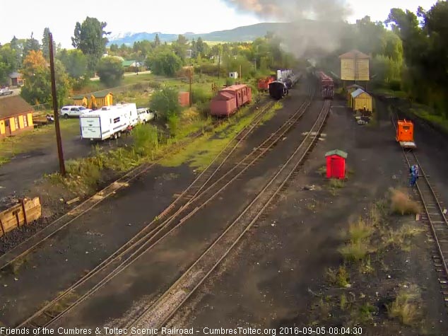 9.5.16 The student freight is leaving Chama on its first run up to Cumbres.jpg