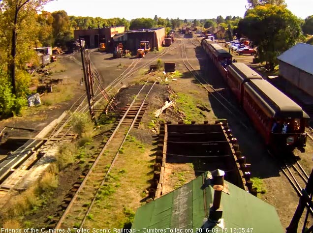 9.16.16 A trainman and the parlor host are on the platform of the Colorado.jpg