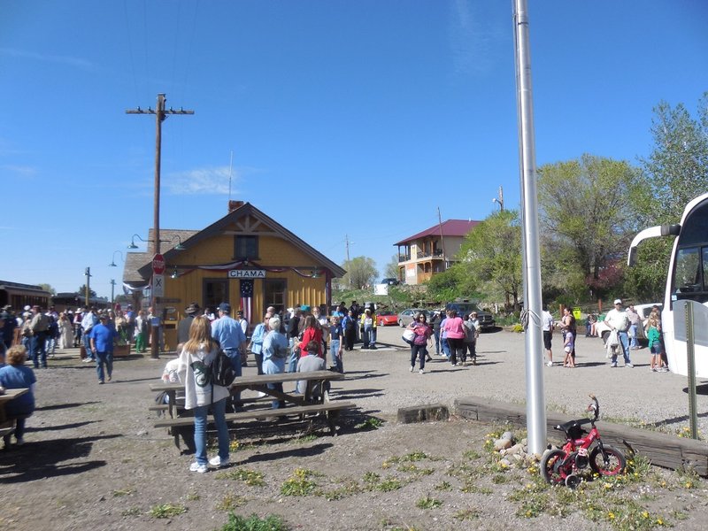 C&TSRR Opening Day festivities - Chama Rail Yard - 5-25-2013.jpg