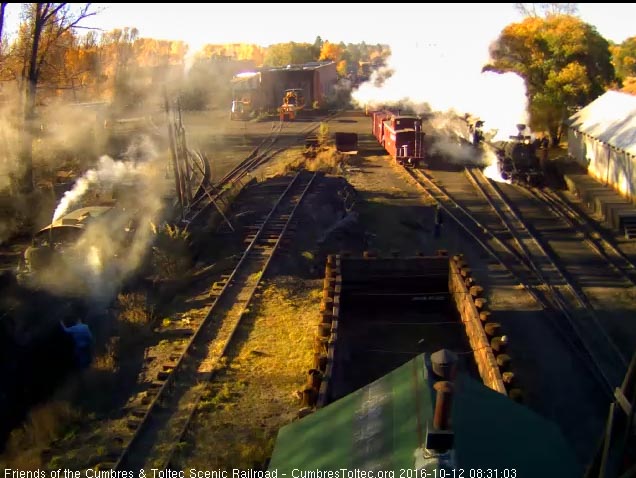 10.12.16 484 is pulling into the coal lead with some nice steam effects.jpg