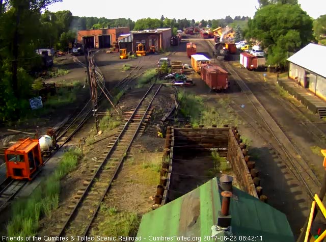 6-26-14 487 is now parked waiting for the road crew to take over.jpg