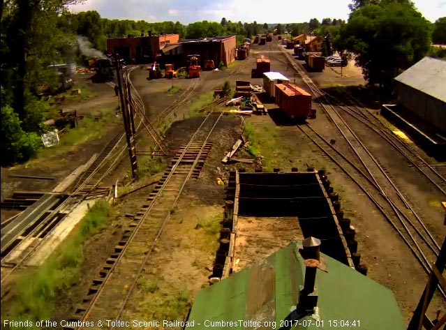 7-1-17 The 488 and 484 are now back in front of the east stall.jpg