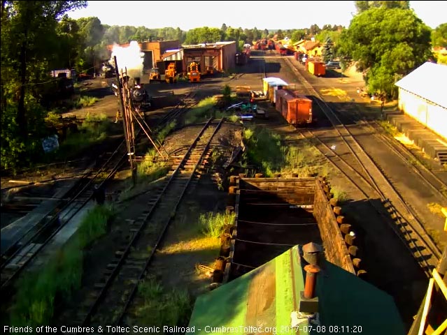 7-8-17 The 488 pulls away from the house to begin its day.jpg