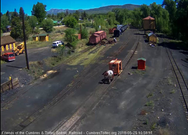 2018-05-25 The fire patrol speeder heads down to wait to follow 315 out of Chama (1 of 1).jpg