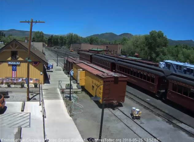 2018-05-25 From the depot cam, we can see the progress on the 40 ft storage reefer.jpg