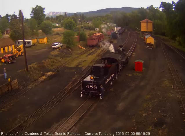 2018-05-30 The 488 backs down the main toward the coal dock lead.jpg