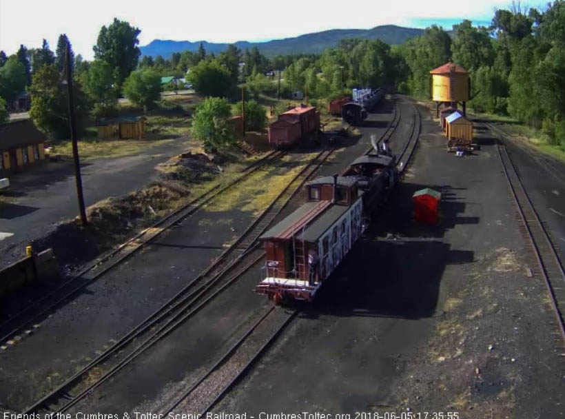 2018-06-05 Good look at the side of the caboose covered in white paint.jpg