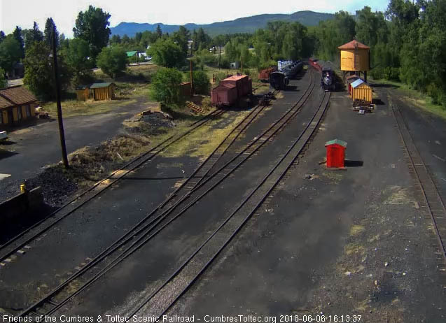 2018-06-06 This afternoon's train 215 enters Chama yard.jpg