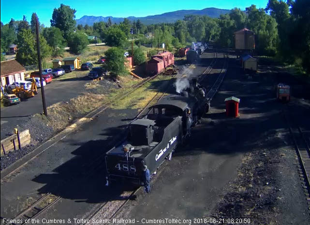 2018-06-21 The 488 backs toward the coal dock lead.jpg