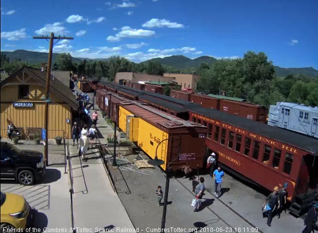2018-06-23 The ride over the passengers mingle at the depot.jpg