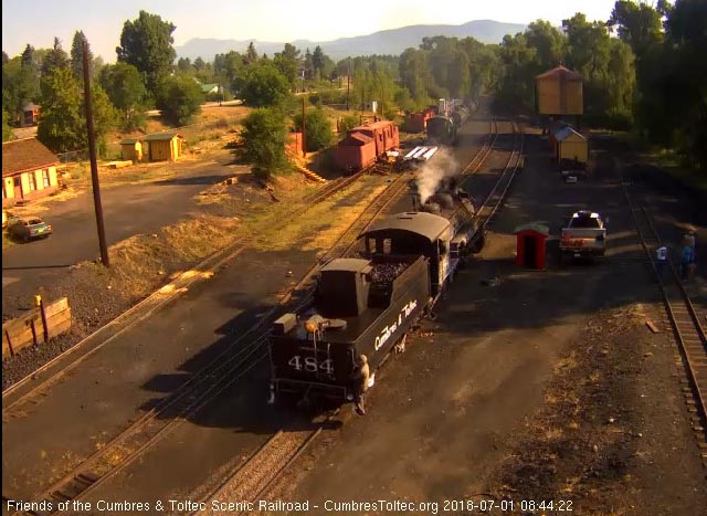 2018-07-01 The 484 is now backing toward the coal dock lead after spending close to 30 minutes at the tank.jpg