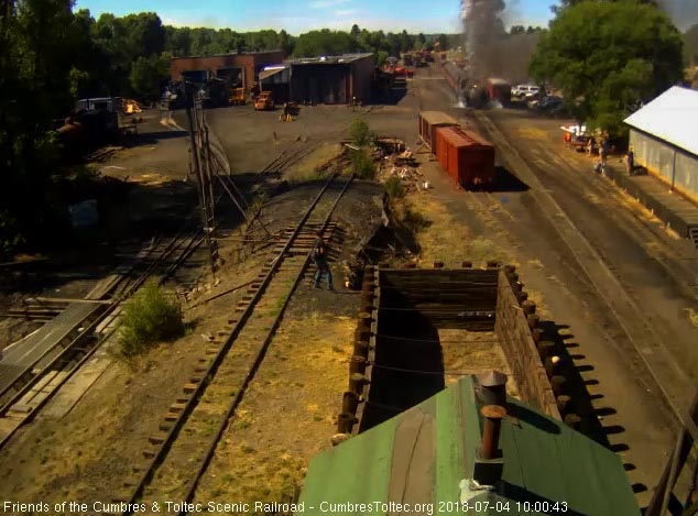 2018-07-04 The 488 puts out a nice column of smoke as it slips a little at the start.jpg