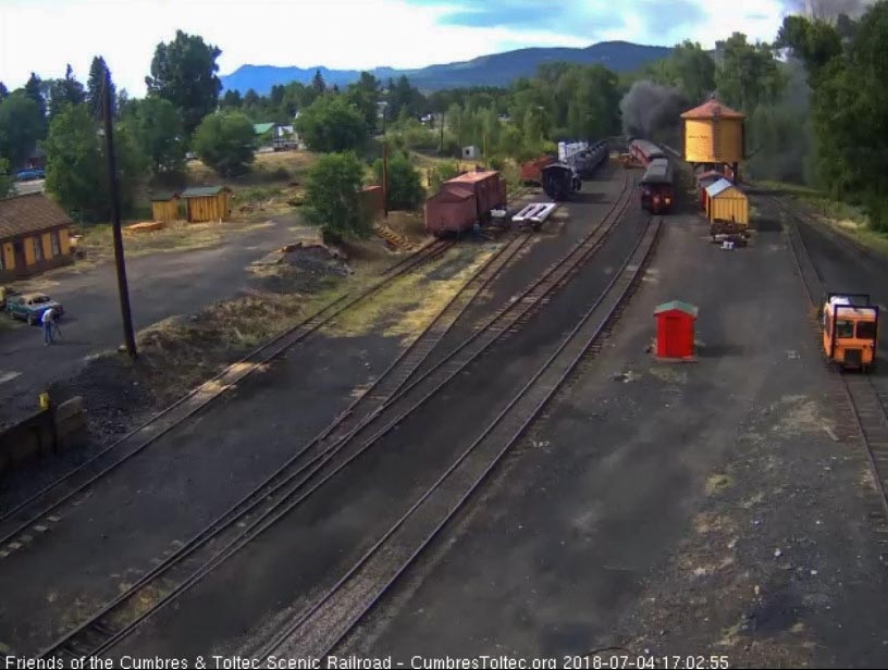 2018-07-04 The parlor New Mexico is passing the tank as the speeders wait to follow.jpg