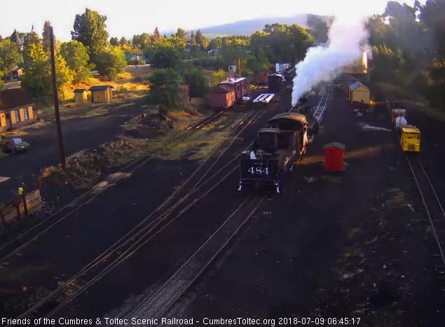 2018-07-09 After the second coal wash, 484 backs toward the coal dock lead.jpg