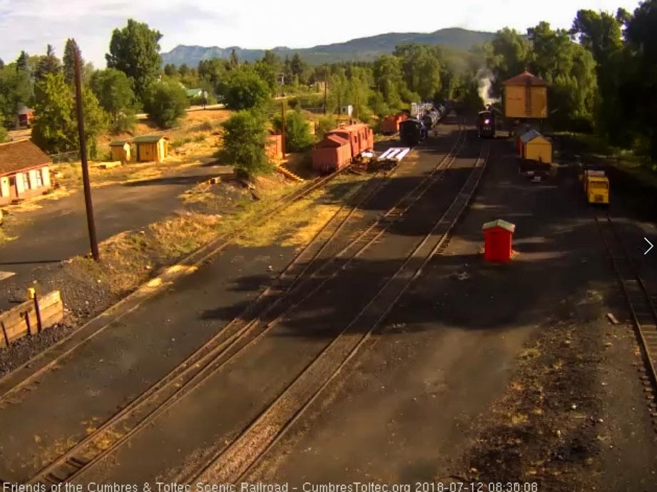 2018-07-12 The locomotive for 216 is doing the second coal wash.jpg