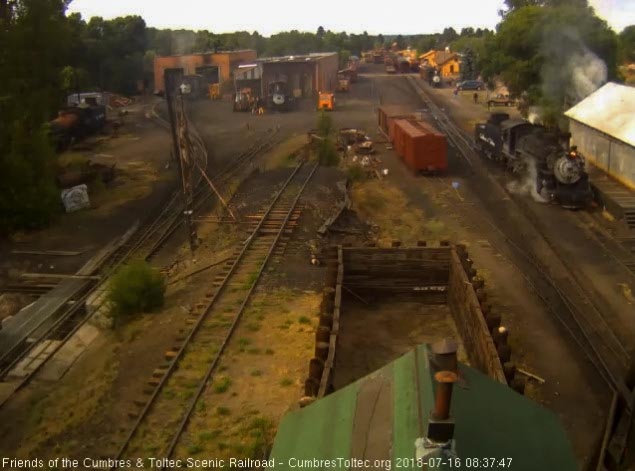 2018-07-16 The 488 pulls by the woodshop as it heads for coal.jpg