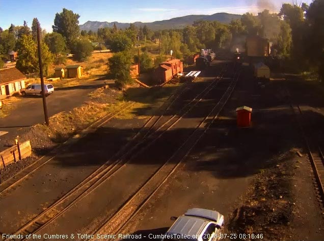 2018-07-25 Both locomotives are at the tank, 489 on the left and 484 on the right.jpg