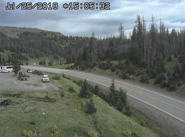 2018-07-25 Train 215 is at Cumbres as is a front end loader working the ballast piles.jpg