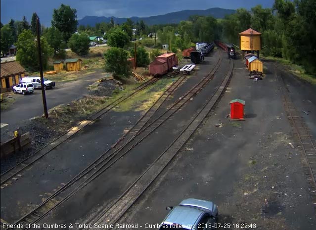 2018-07-25 463 is passing the tank as the last of the train enters the yard.jpg