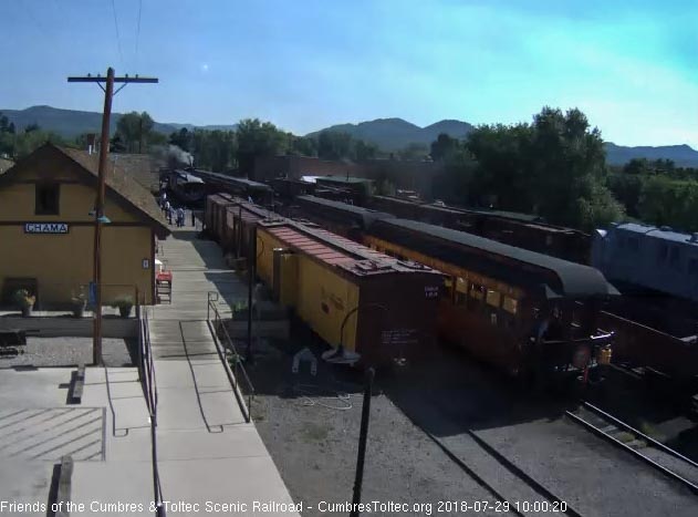 2018-07-29 The conductor is aboard the parlor New Mexico as the train begins to move.jpg