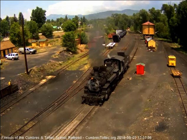 2018-08-01 The 488 returns to Chama after helping train 216 to Cumbres Pass.jpg