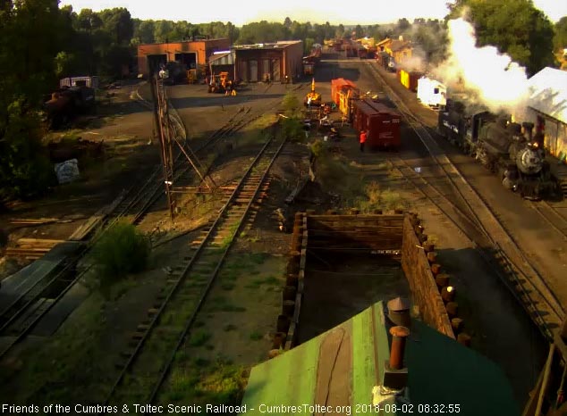 2018-08-02 The 488 pulls past the woodshop as it heads to get coal.jpg