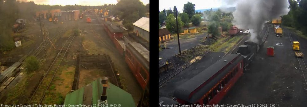2018-08-22 The smoke and steam lingers at the south cam as the train passes.jpg