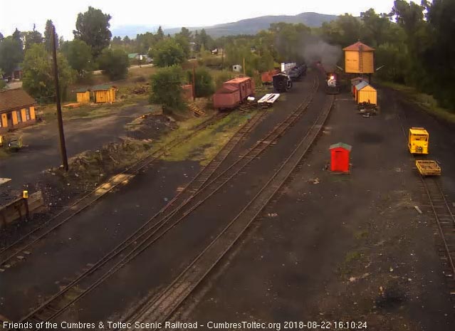 2018-08-22 The 489 passes the tank as the parlor Colorado enters the yard.jpg