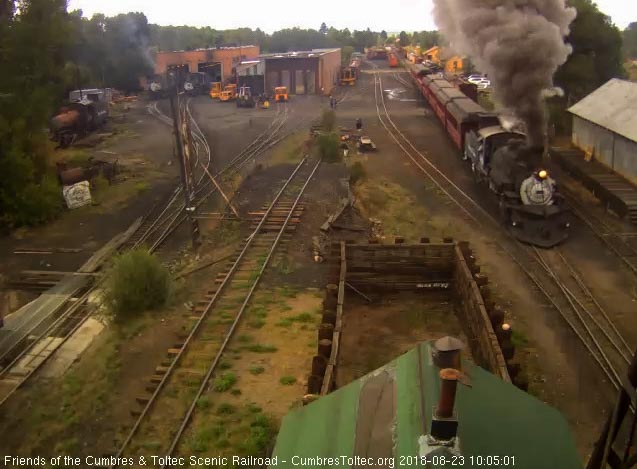 2018-08-22 Again with a cool, damp day the smoke and steam are forming a nice plume.jpg