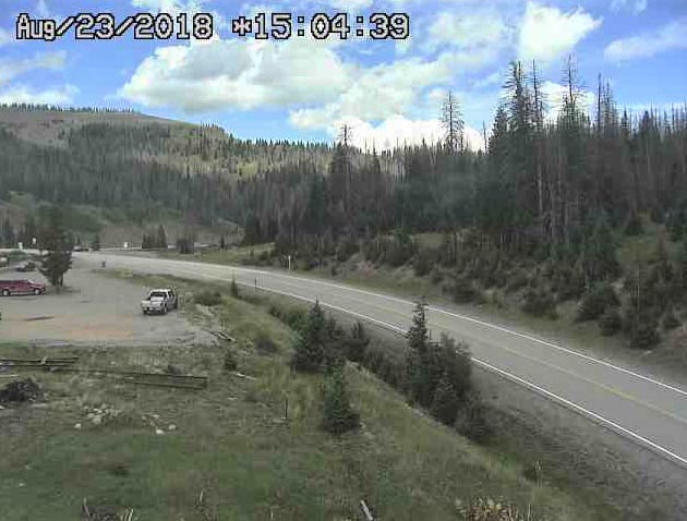 2018-08-22 Even though we cannot see a 7 car train at Cumbres, the speeder following is visible, or at least the water trailer is.jpg