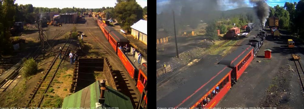 2018-08-24 The 483 is almost to the tank as the last car is now past the depot.jpg