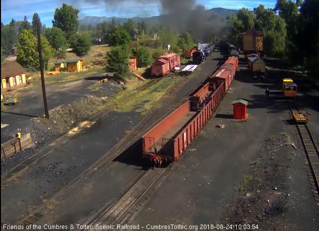 2018-08-24 The last of the cars is now past the tipple, note that all of these cars are rider cars.jpg