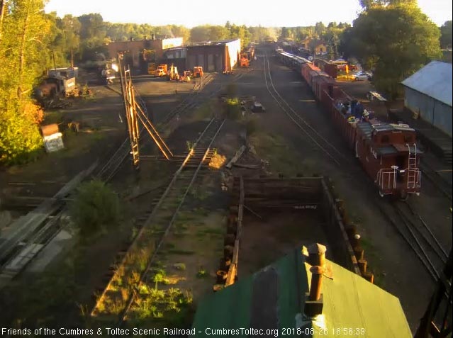 2018-08-26 The caboose is by the woodshop as the train slowly moves into south yard.jpg