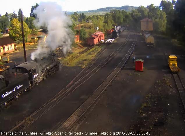 2018-09-02 The 488 is now taking on coal for its run to Cumbres as helper.jpg