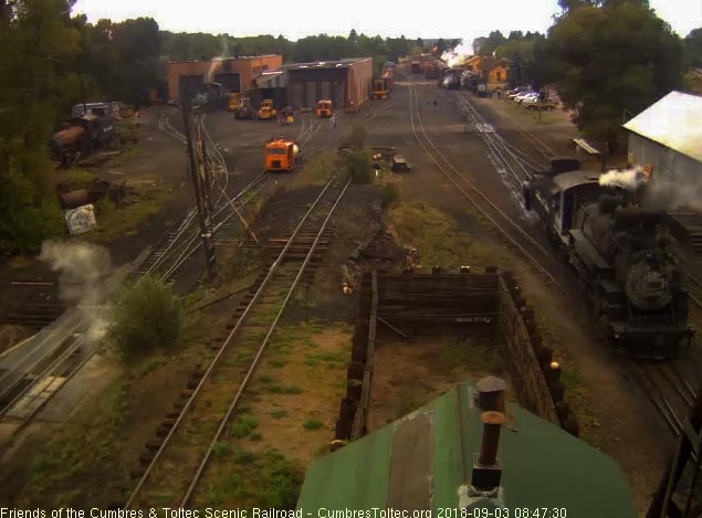 2018-09-03 The hostlers on 484 have backed down just short of the train as the road crew of 488 backs its down.jpg