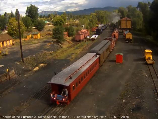 2018-09-05 The freight has been cleared to depart Chama and we see a lone individual on the platform of the coach.jpg