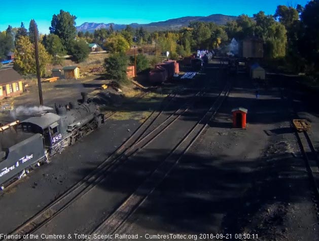 2018-09-21 The 487 has gone back to the tank for a coal wash as 489 gets its bunker filled.jpg