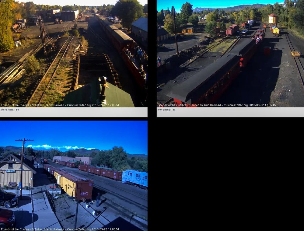 2018-09-22 In this overall shot we can see the second open gon as well as the 487 approaching in the depot cam.jpg