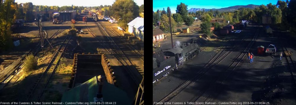 2018-09-23 The hostlers for 489 are done so its waiting on its road crew as the 484 is getting coal added for its run to Cumbres.jpg