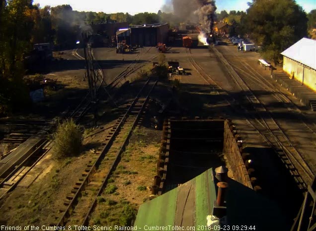 2018-09-23 And with all that smoke, they are just moving the train forward to loading position.jpg