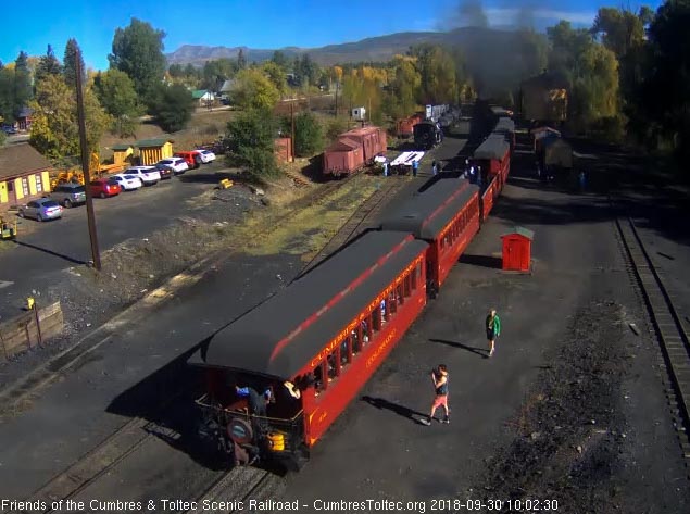 2018-09-30 The conductor is about to going inside the parlor as we see a fan up close and personal with the train.jpg