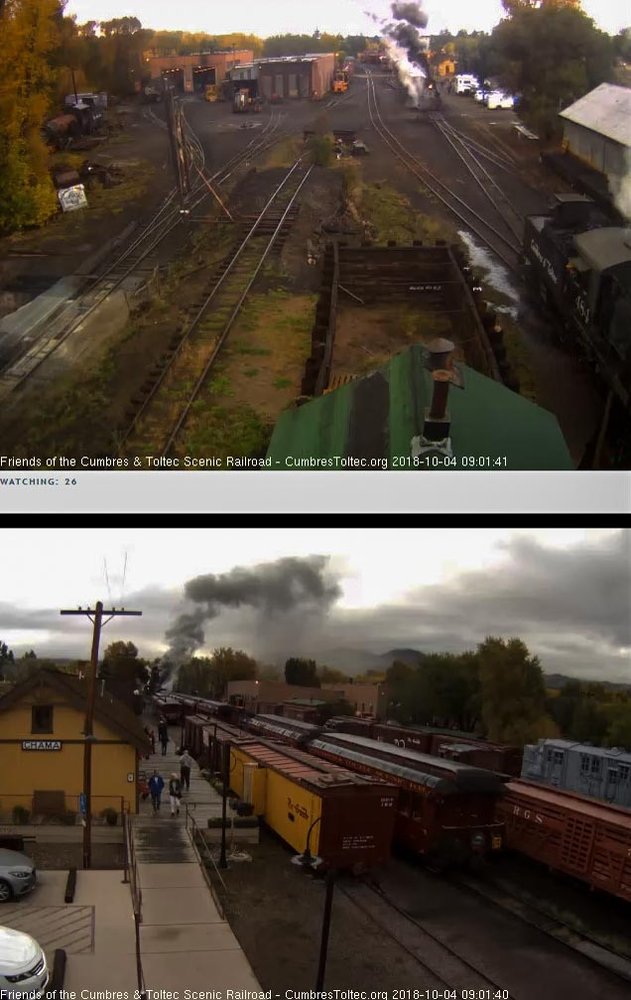 2018-10-03 The 489 has pulled the 9 car train into loading position as 484 waits.jpg