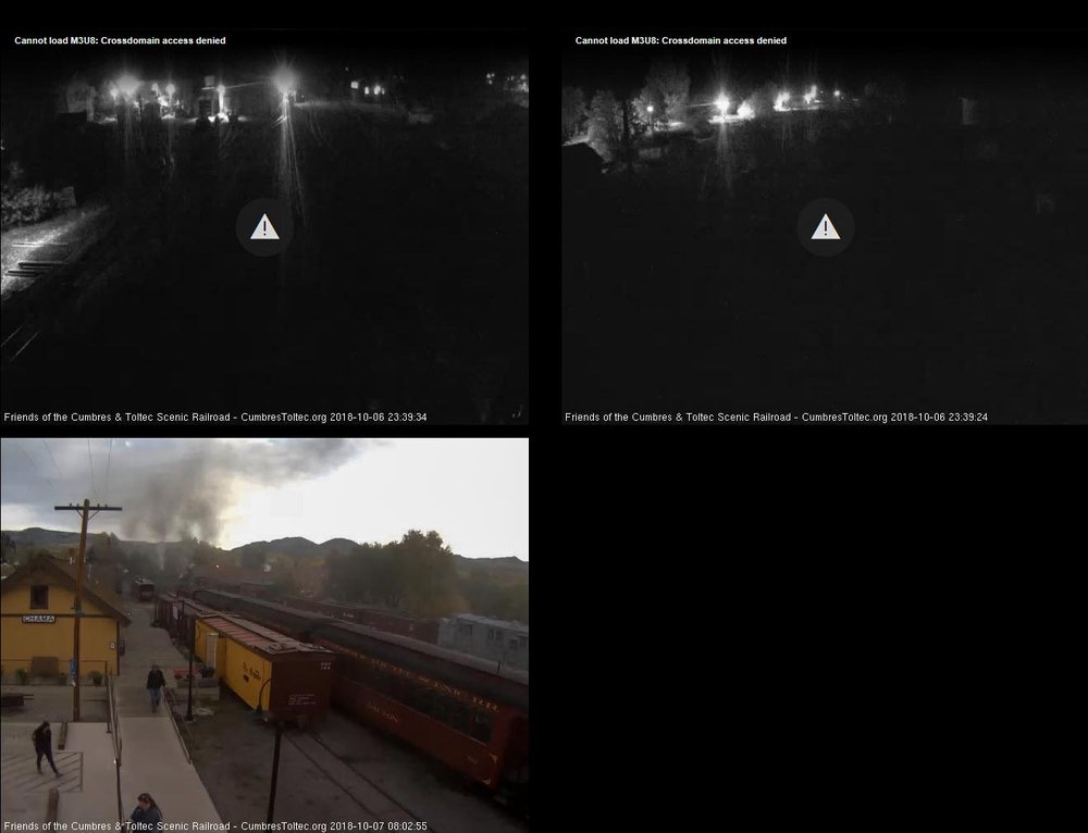 2018-10-07 We can see, from the depot cam, the smoke of a locomotive at the pit.jpg