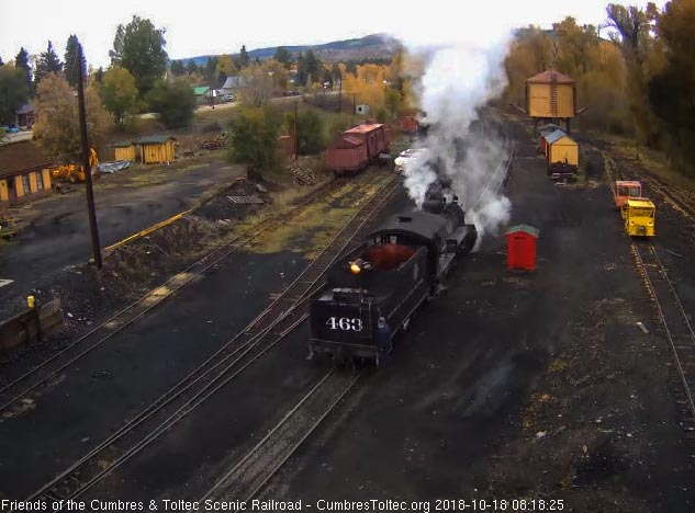 2018-10-18 The hostlers back the 463 down the main as it moves to the coal dock.jpg