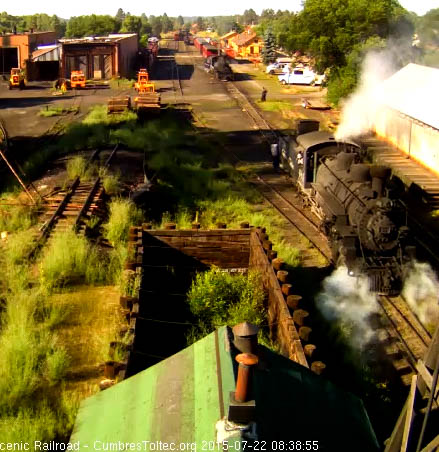 484 is backing down to get coal as 463 is at the train  7.22.15.jpg