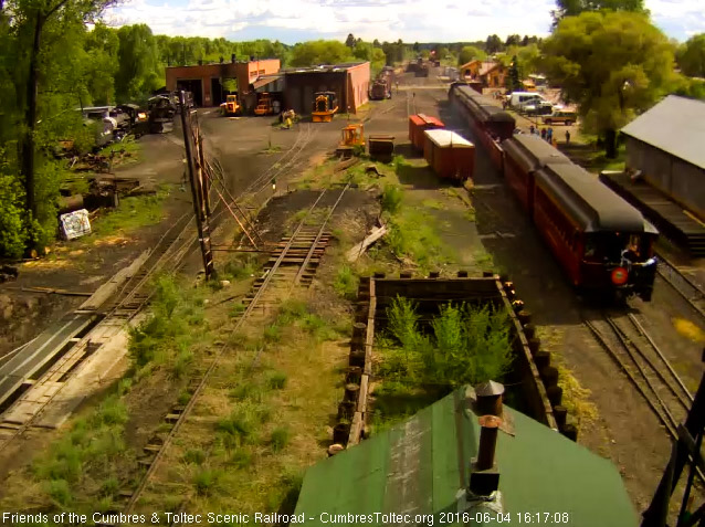 6.4.16 Parlor New Mexico brings up the rear with a crew member on the steps.jpg