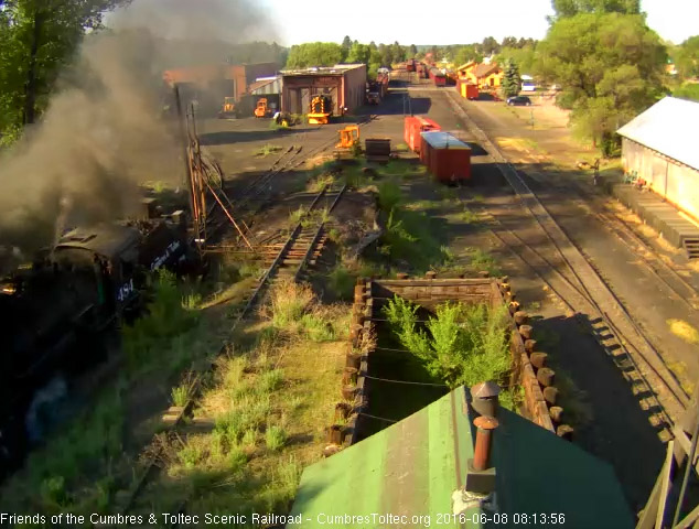 6.8.16 484 stops at the ash pit for a morning cleaning.jpg